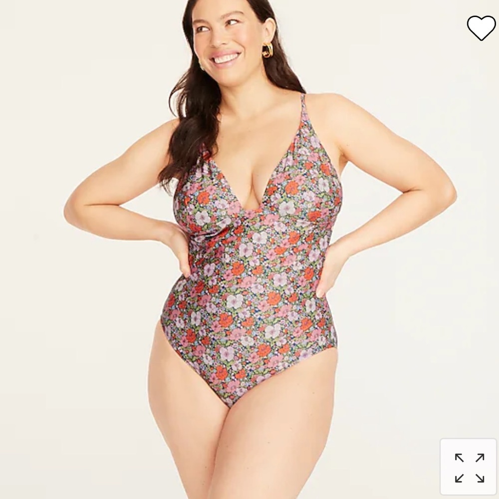 NWT!! J.Crew Liberty One-Piece Bathing Suit in Liberty Meadow Song Floral